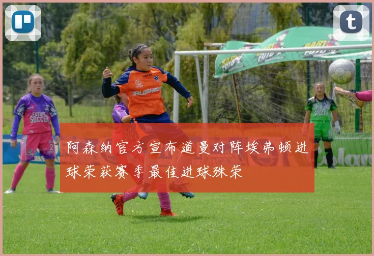 阿森纳官方宣布道曼对阵埃弗顿进球荣获赛季最佳进球殊荣